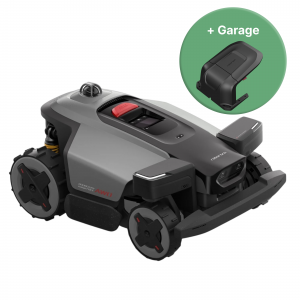 Roborock trådlös robotgräsklippare. (RockMow Z120) rabatt + garage på köpet. Upp till 2000m2. 4WD. LiDAR + Vslam + 3 års 4G ingår. 3 års garanti (2 års garanti på batteri)  - Fri hemleverans