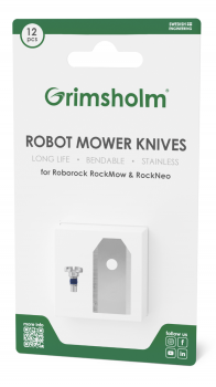 Grimsholm Green Knivar till Roborock RockMow S/Z & RockNeo Q – 12-pack (Art. 1198)