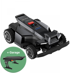 Segway Navimow (X450E EU). + garage ingår. 4WD + RTK + Vision. Xero-Turn. Upp till 5000m2. - 3 års garanti (2 år på batteri & nätadapter) - Fri frakt