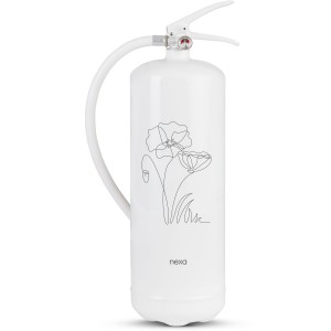 NEXA pulversläckare 6 Kg. 43A 233B C. Poppy. Vit. (13471) - Fri frakt