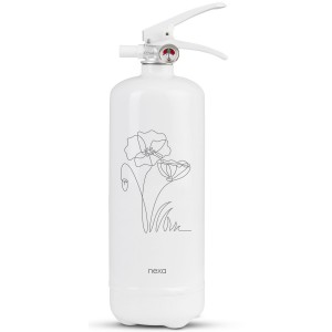 NEXA pulversläckare 2 Kg. 13A 89B C. Poppy. Vit. (13470)