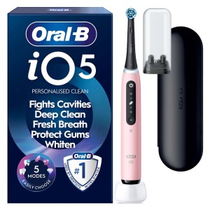 Oral-B Eltandborste iO5 Blush Pink TC. (068024) - Fri frakt