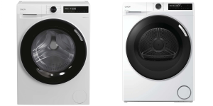 Candy ProWash 500 & ProDry 500. Tvätt & Tork – 9 kg + 9 kg. Värmepump. A -20 %. AI Smart Move. hOn Wi-Fi. Vit. (BR 49BL8-S) + (BR 9N2BX-S). Fri hemleverans. - 2 års garanti