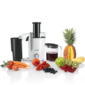Bosch Råsaftcentrifug. 700W. 2 hastigheter. 1,25L. Vit. (MES25A0) - Fri frakt