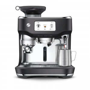 Sage Halvautomatisk espressomaskin. Oracle Dual Boiler. Black Truffle. (SES995BTR). Fri frakt - 2 års garanti