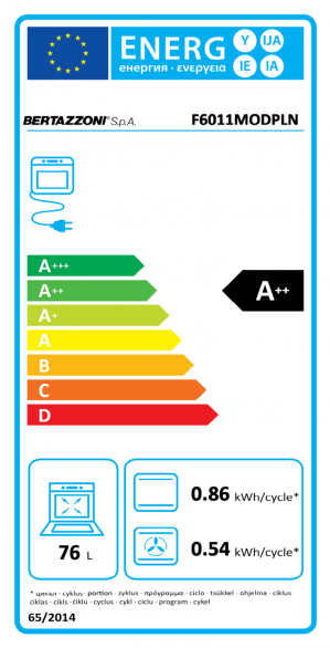 Energidekal Bertazzoni F6011MODPLN/23