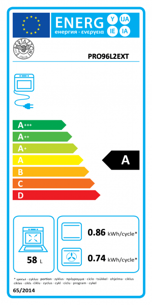 Energidekal Bertazzoni PRO96L2EXT