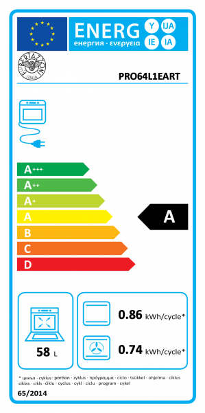 Energidekal Bertazzoni PRO64L1EART