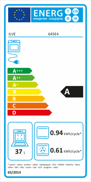 Energidekal ILVE 645SNZT4