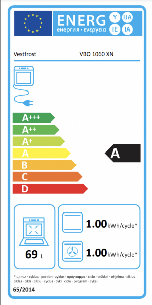 Energidekal Vestfrost VBO 1060 XN (20001)