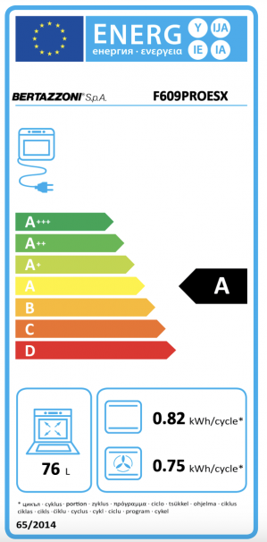 Energidekal Bertazzoni F609PROESN