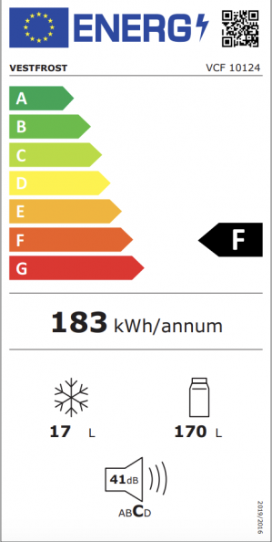 Energidekal Vestfrost VCF 10124 (28007)