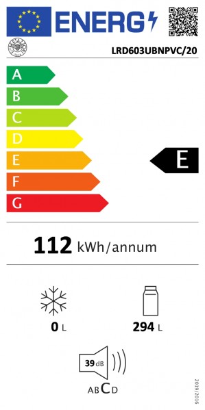 Energidekal Bertazzoni LRD603UBNPVC/20