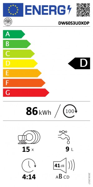 Energidekal Bertazzoni DW60S3UDXDP - professional