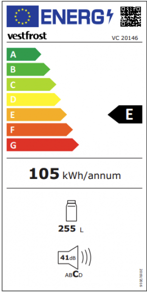 Energidekal Vestfrost VC 20146 (26526)