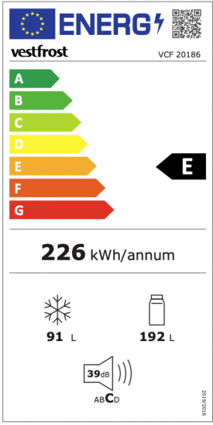 Energidekal Vestfrost VCF 20186 (29106)