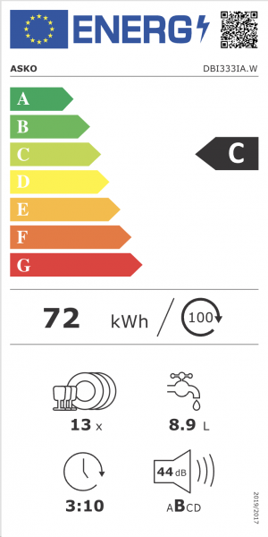 Energidekal ASKO DBI333IA.W