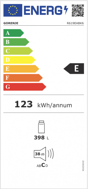 Energidekal Gorenje R619EABK6