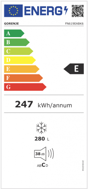 Energidekal Gorenje FN619EABK6