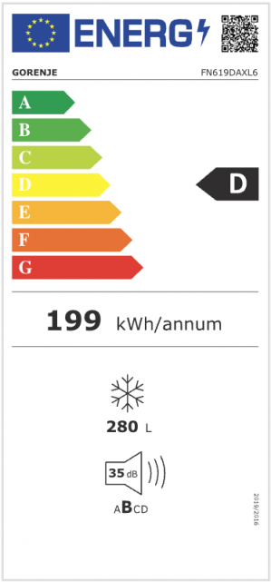 Energidekal Gorenje FN619DAXL6