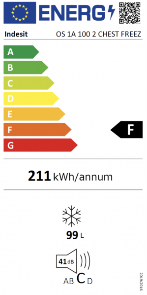 Energidekal Indesit Frysbox OS 1A 100 2