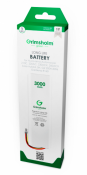 Grimsholm Green 3000 mAh NiMH long life batteri (231)