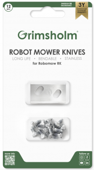 Grimsholm Green Knivar för Robomow RK, 12 st (126)
