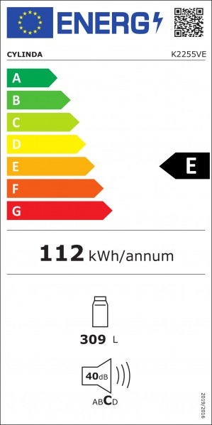 Energidekal Cylinda K2255VE (9102044)