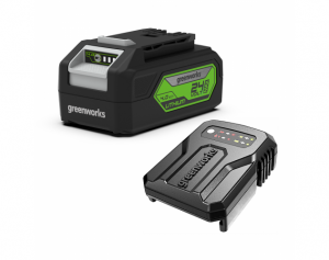 Greenworks Startpaket med batteri + laddare GSK24B4 24V 4Ah (100046263)